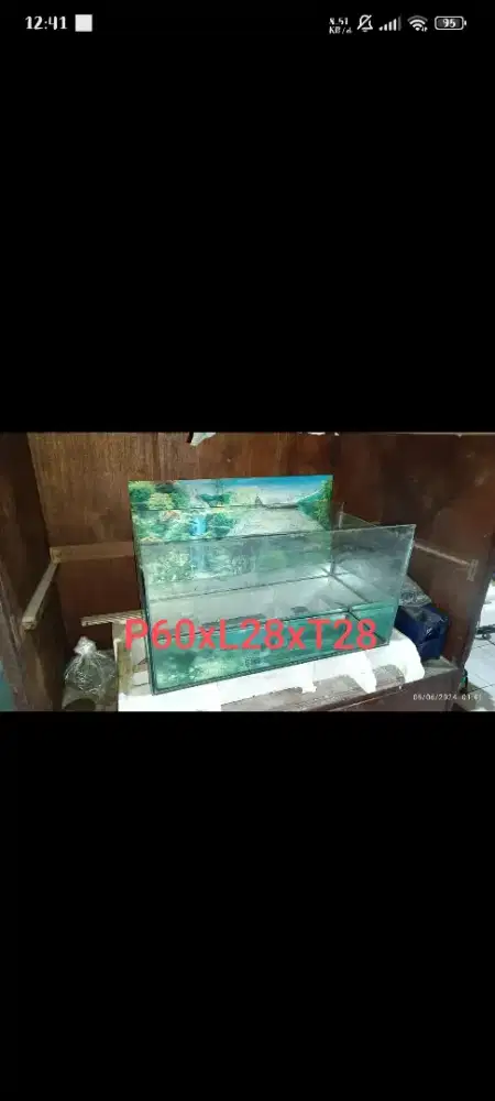 Aquarium jual satuan 80k (borong di murahin)