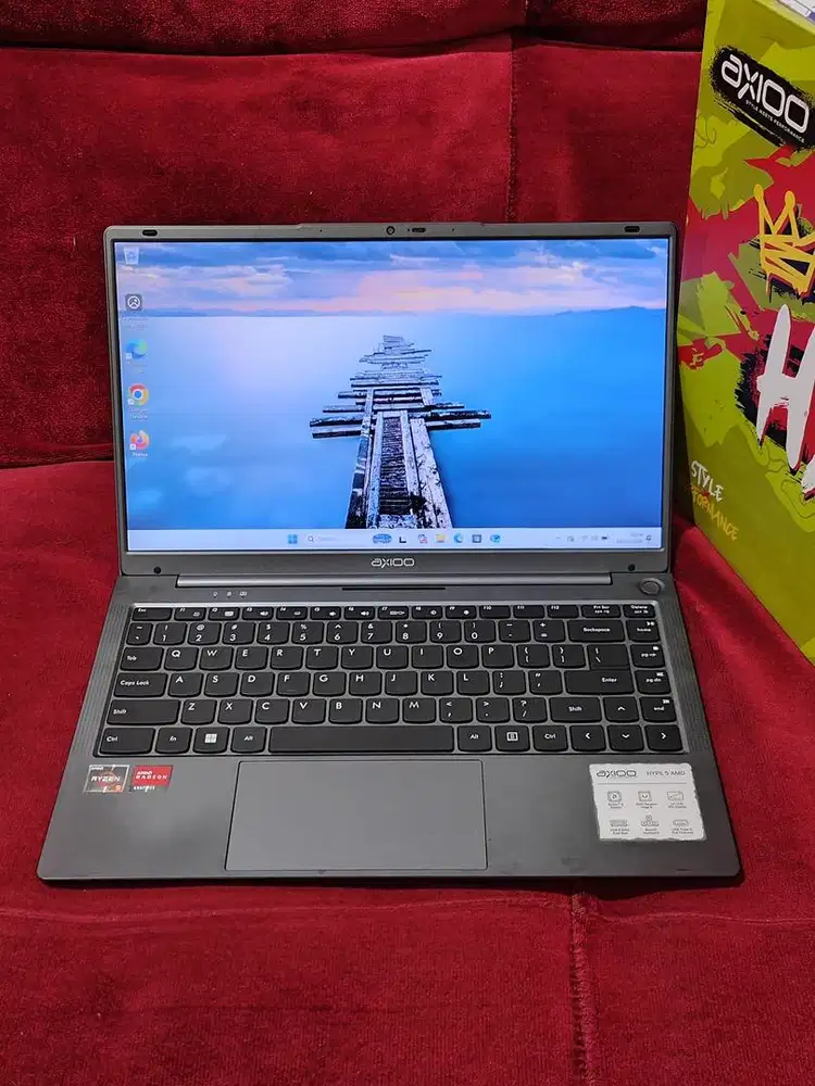Laptop Axioo Hype 5 AMD Ryzen 5-3500U / 8GB/256GB/ Layar FHD/Fullset