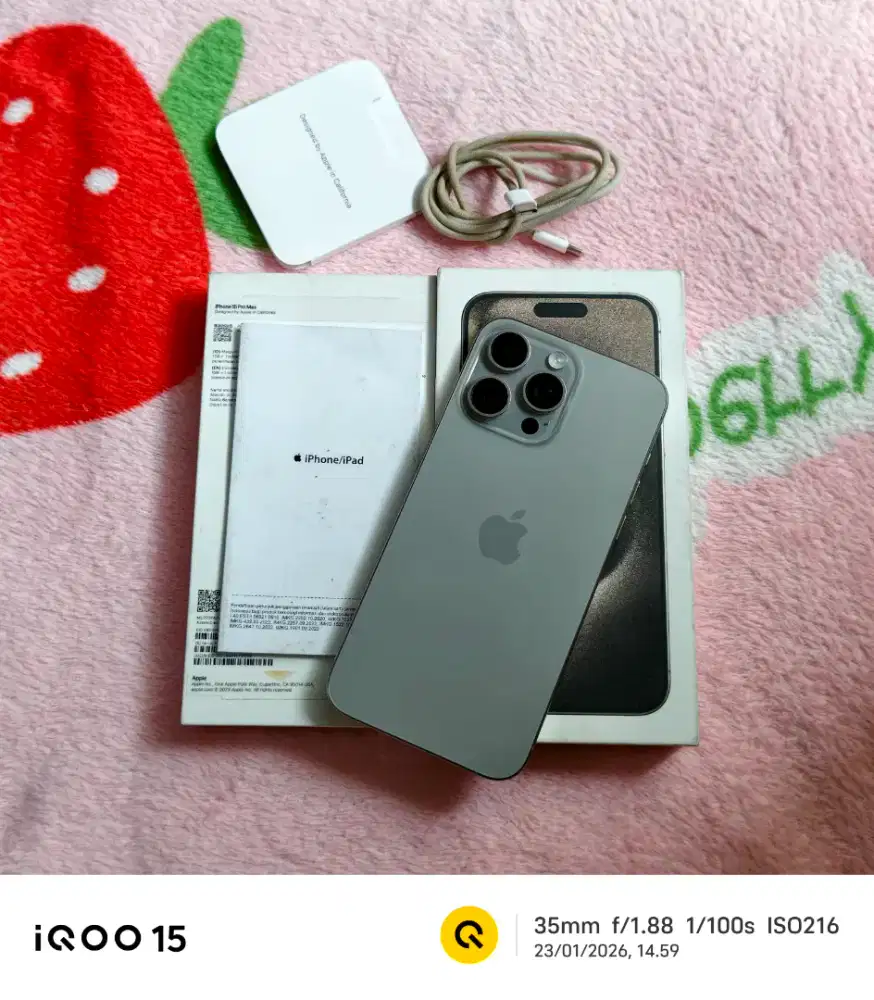 Iphone 15 Pro max 256gb Resmi
