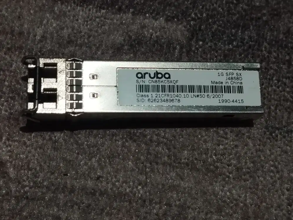 tranceiver fiber optic Aruba 1G SFP SX J4858D