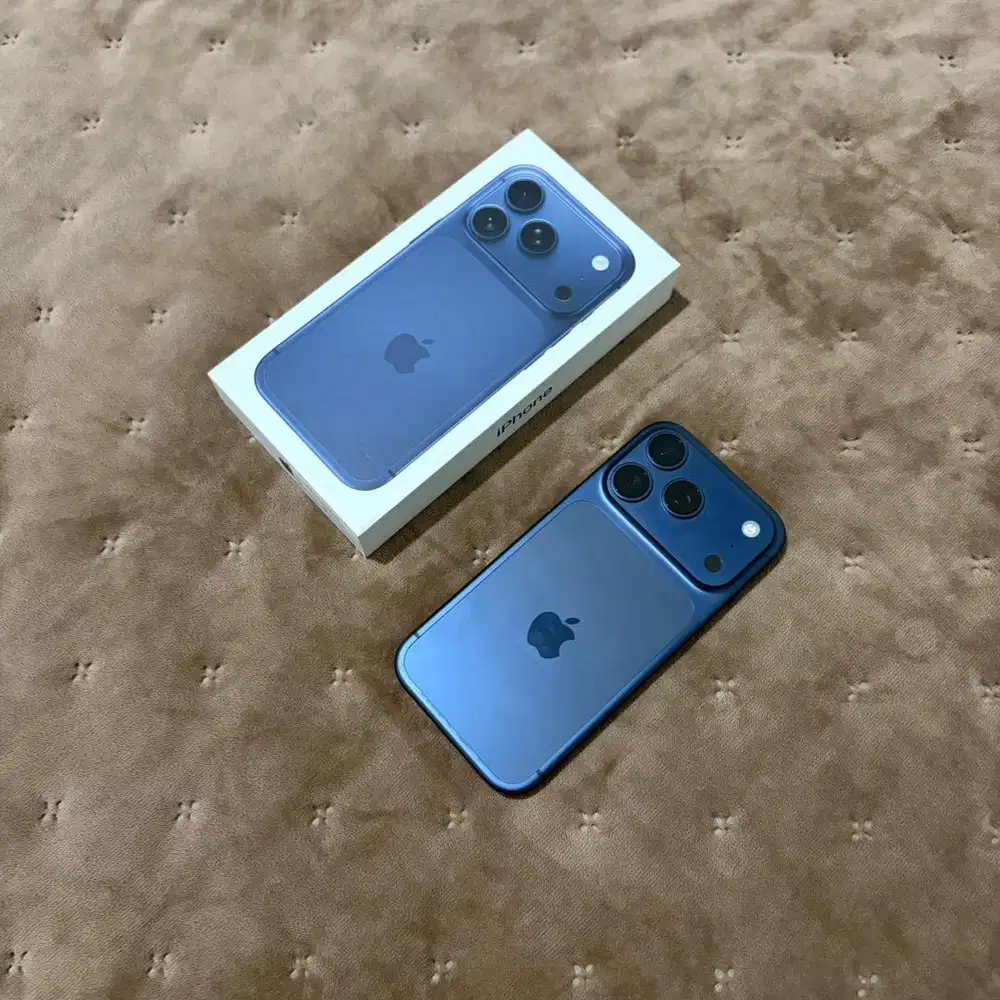 iPhone 17 Pro 512GB Inter All Operator Dual Sim Fisik Blue Fullset Ori