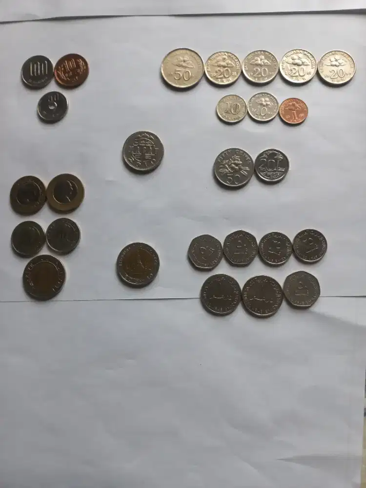 Uang coin koleksi mancanegara
