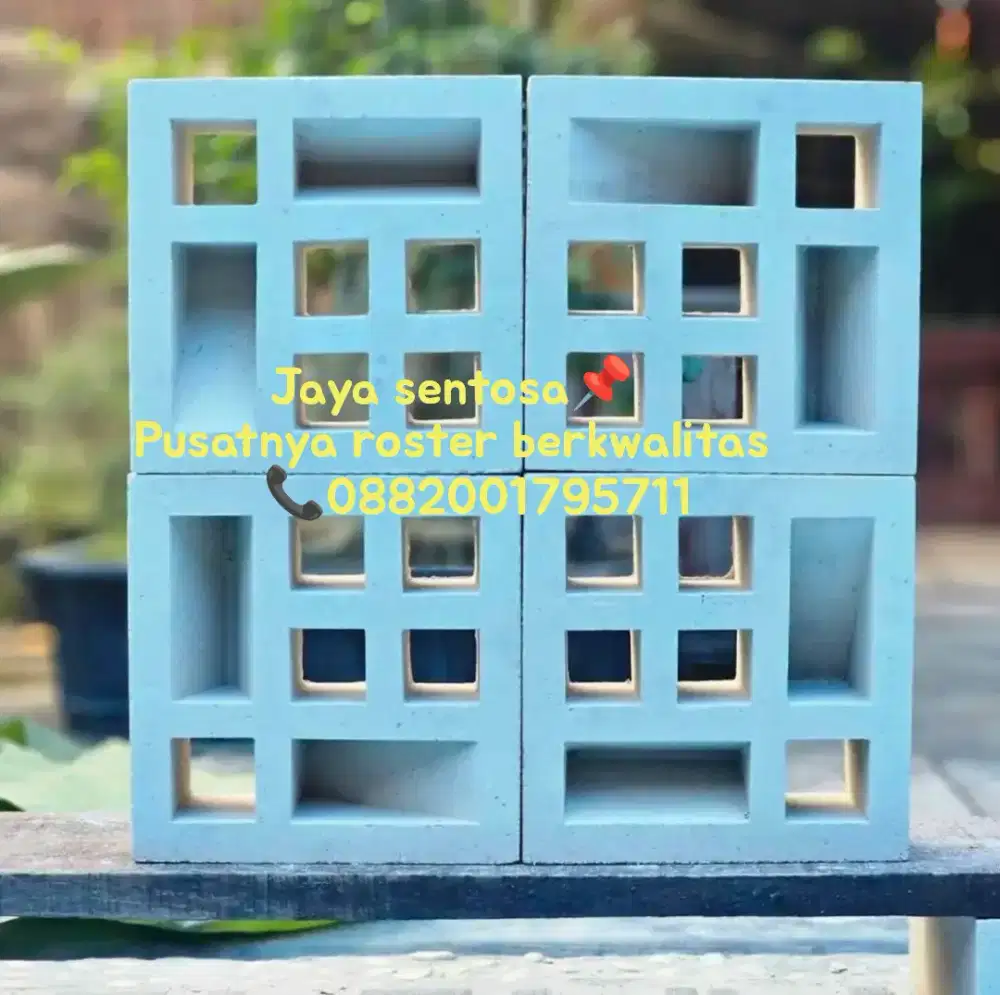 Pagar roster beton terbaru