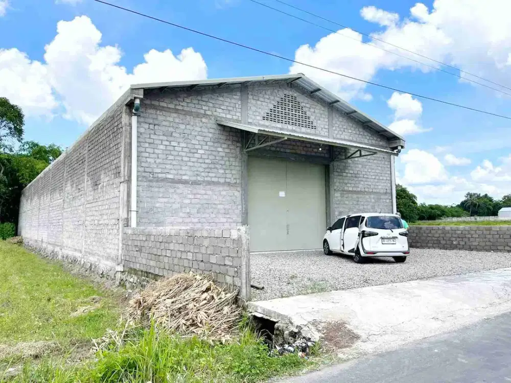 Gudang baru luas strategis dekat Jombor Mlati Sleman