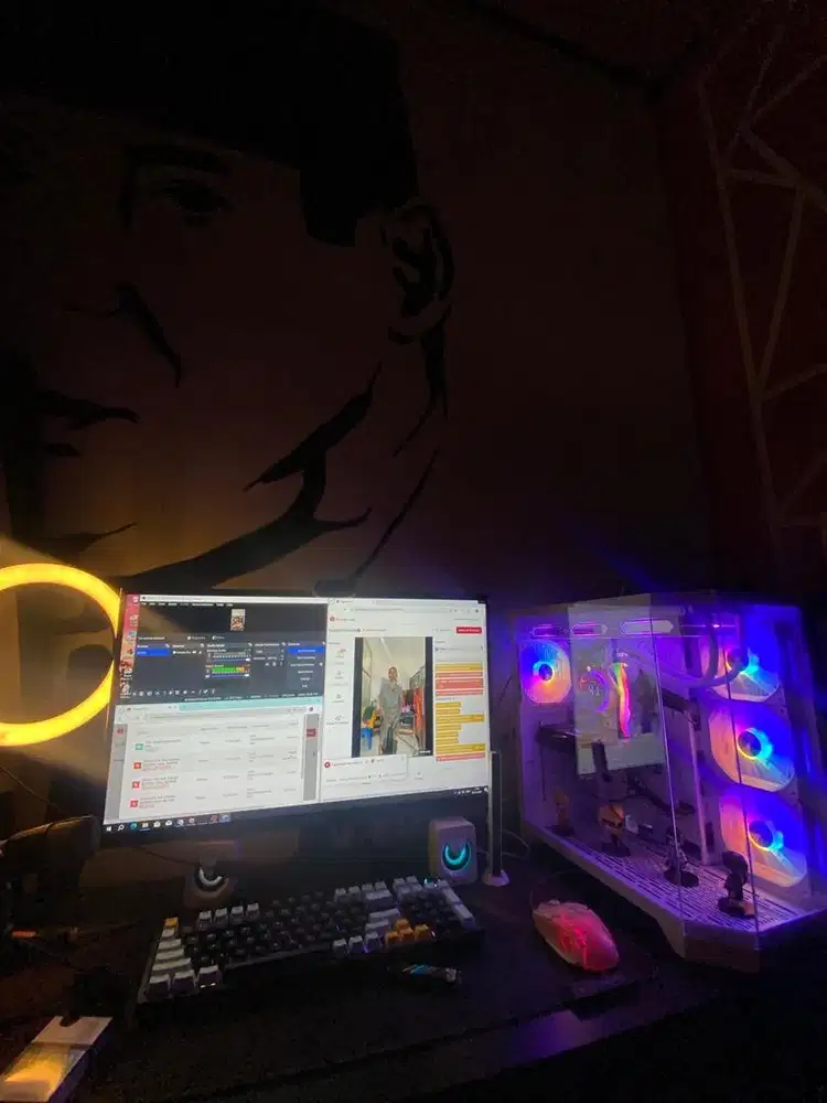 Komputer pc gaming satu set