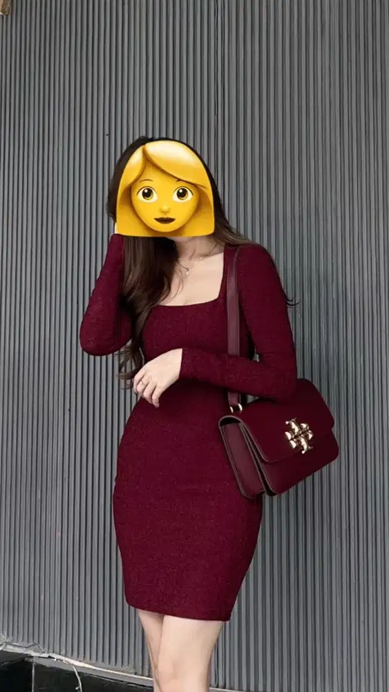 Dress marron hm