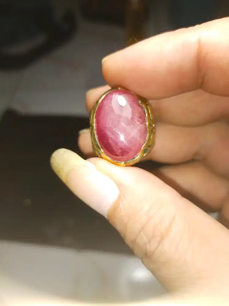 Cincin Natural Ruby 32.05 Unik Mewah