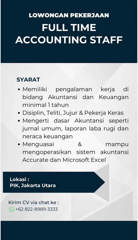 Admin accounting & finance