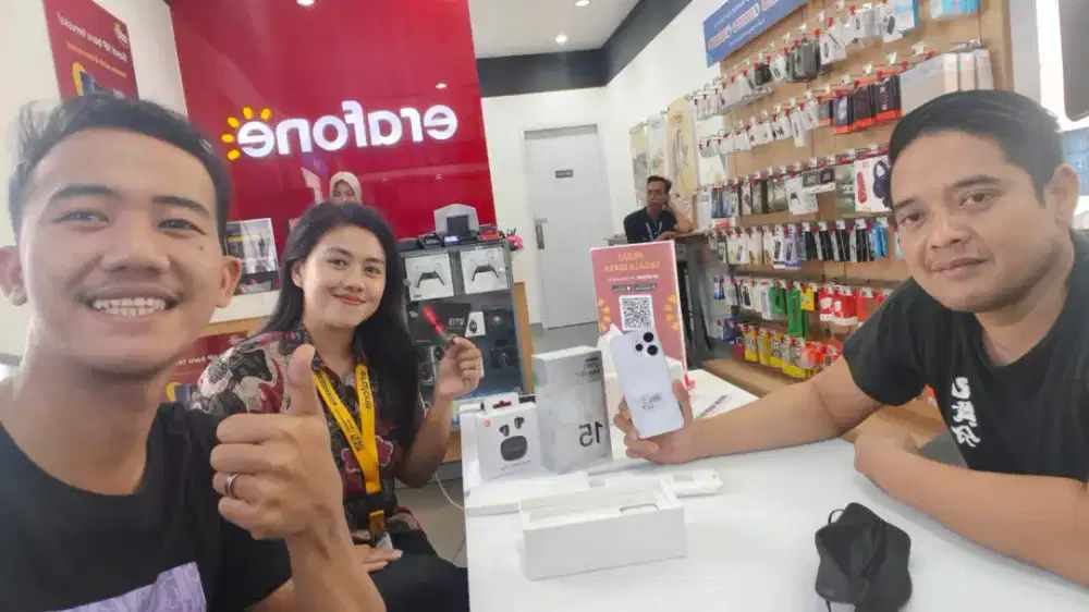 Promo spesial Oppo Reno 15F 8/128 Free kuota Indosat 600GB 1 tahun