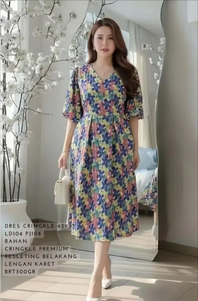 DRES WANITA CRINGKLE 62937