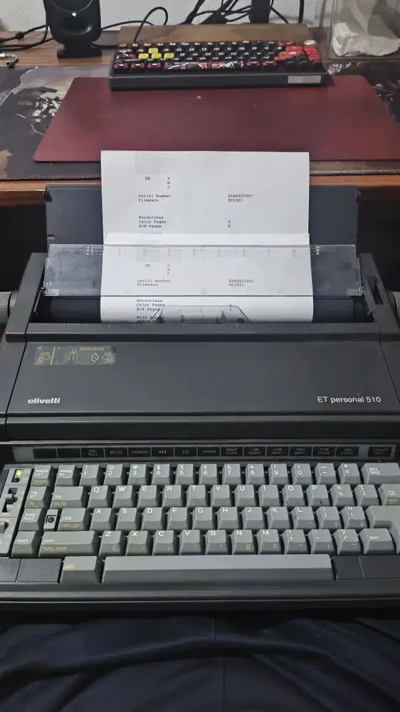Mesin Ketik Elektrik Antik Olivetti ET Personal 510