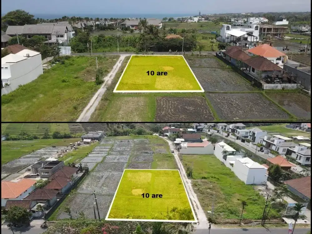 Dijual: Tanah Strategis di Jalan Utama Dekat Pantai Cemagi untuk Vila atau Kafe — Badung, Bali