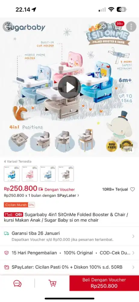 Baby chair kursi makan