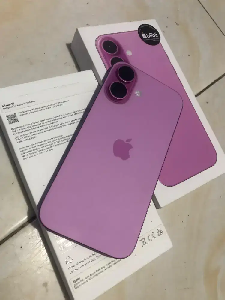 iphone 16 128gb pink mulus