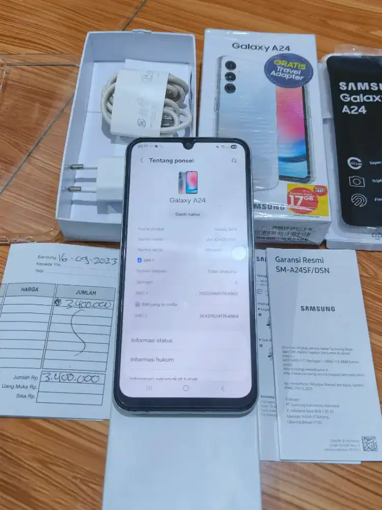 Samsung Galaxy A24 8+8/128 Fullset Ori Sein