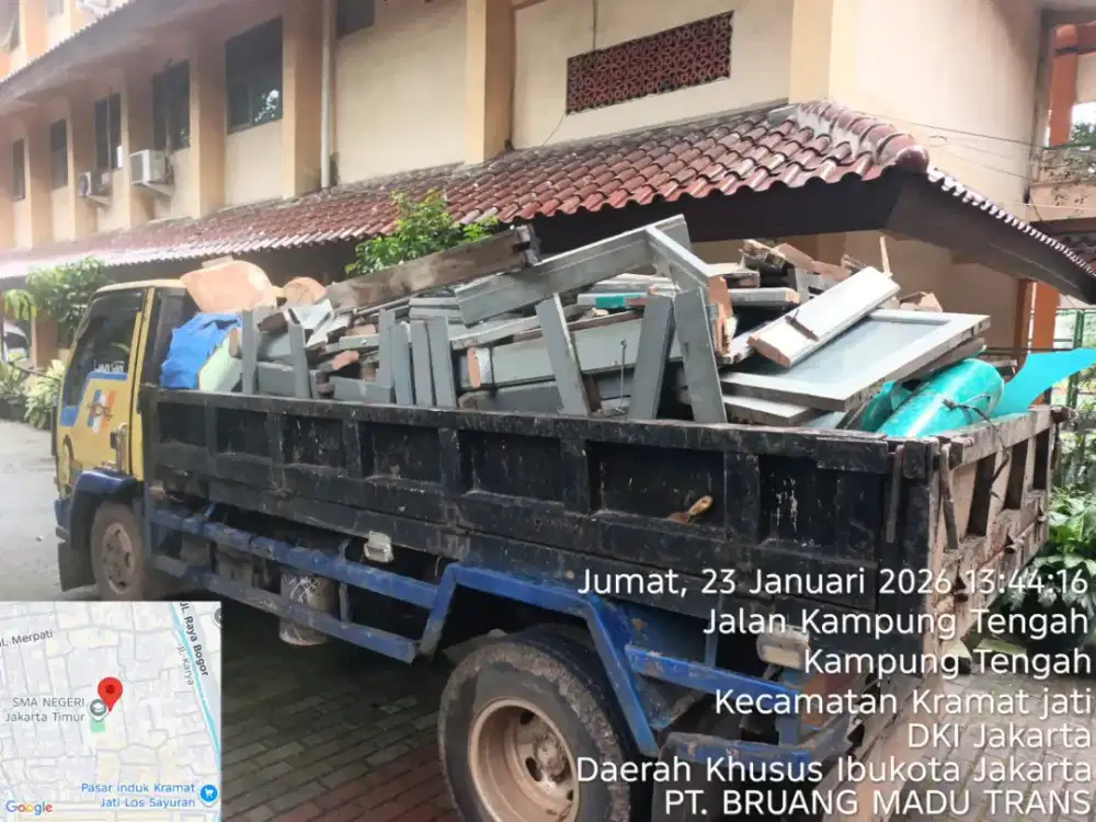 Jasa buang puing dan buang sampah proyek