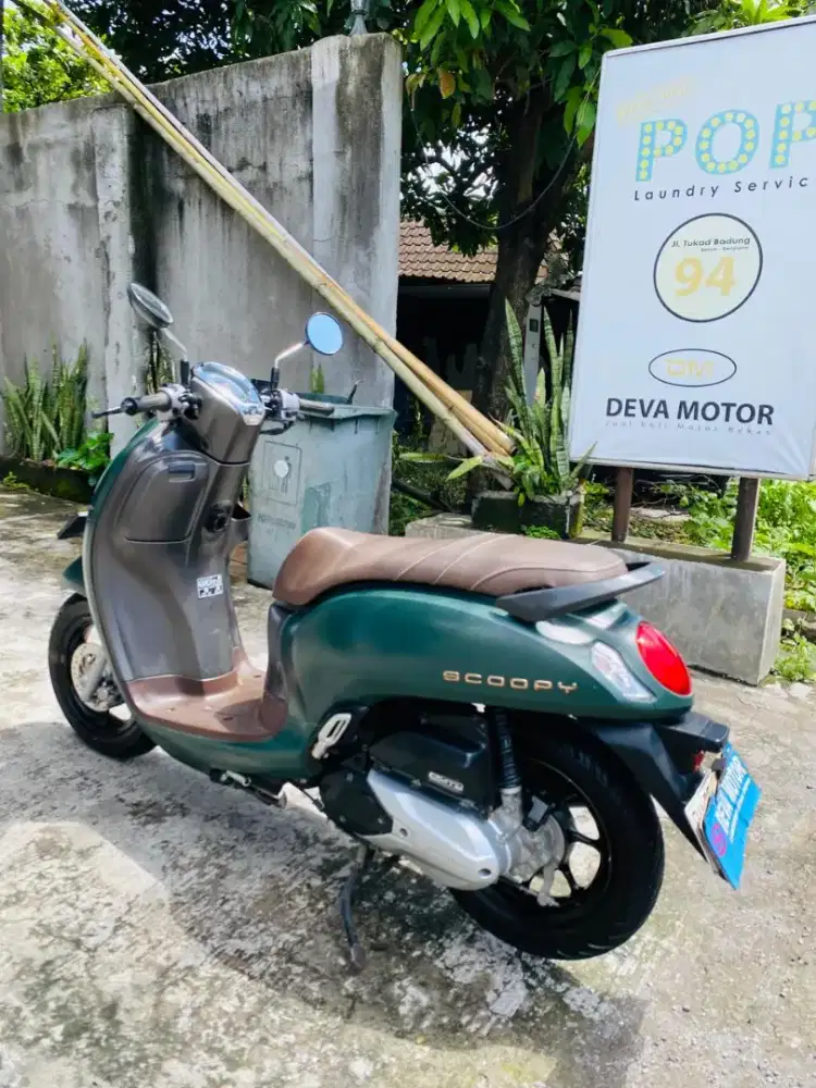 Scoopy prestige hijau DP 500 Deva motor