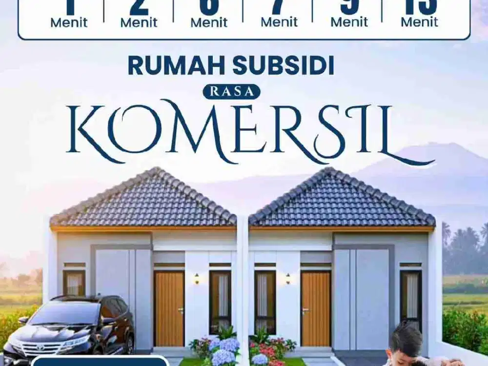 Rumah subsidi rasa komersil di Jetis Baki