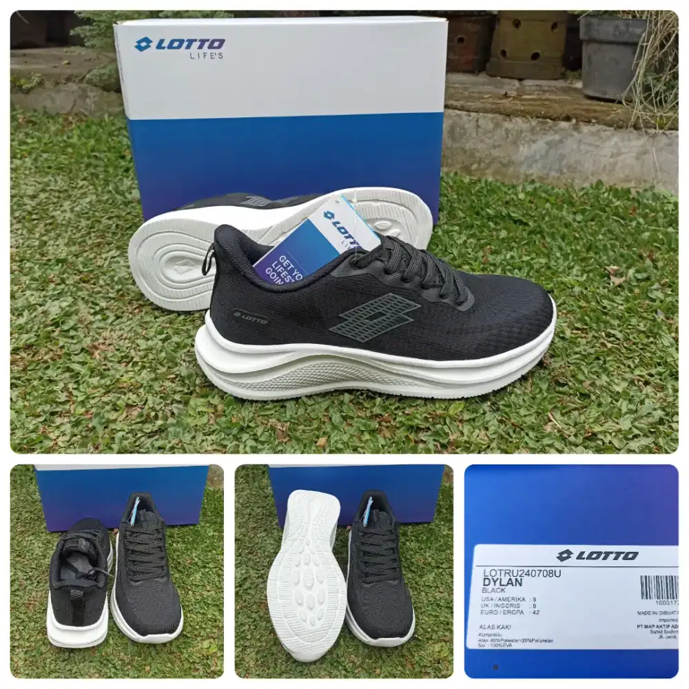 Sepatu lotto baru tersedia ukuran 42 & 41