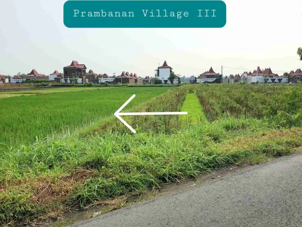 DIJUAL TANAH LUAS SHM DI PRAMBANAN KLATEN