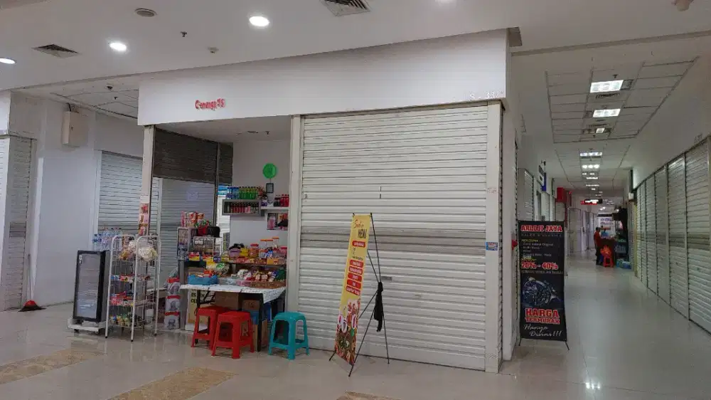 Sewakan murah kios stan Cito Hook strategis