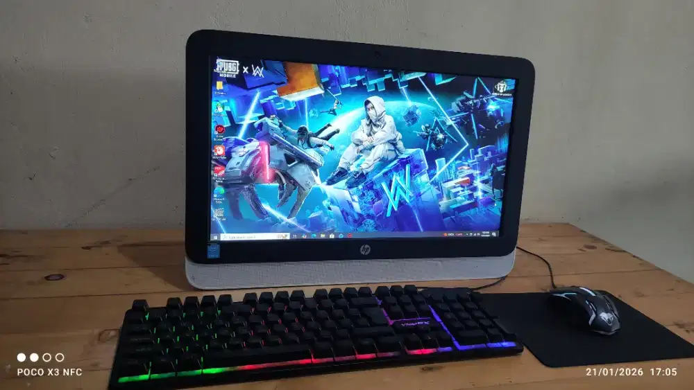 ALL IN ONE PC CORE I5-4460, RAM 8GB, SSD 256GB, LAYAR LED 20INC NORMAL