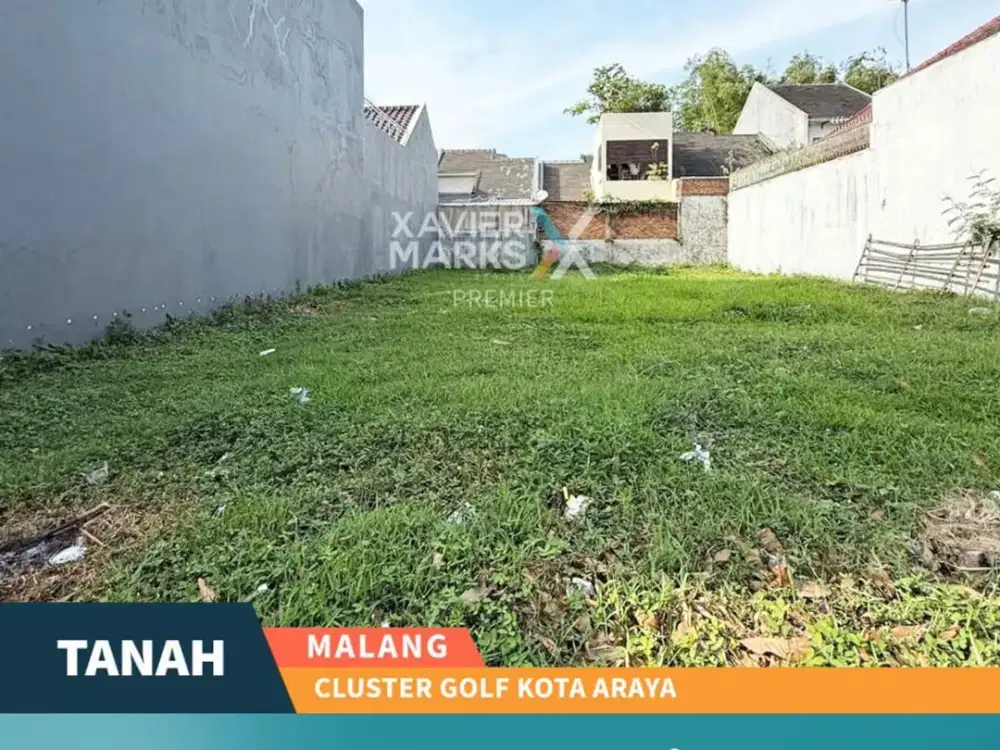Tanah Kavling Di Jalan Kembar Cluster Golf Kota Araya Malang(OLX761)