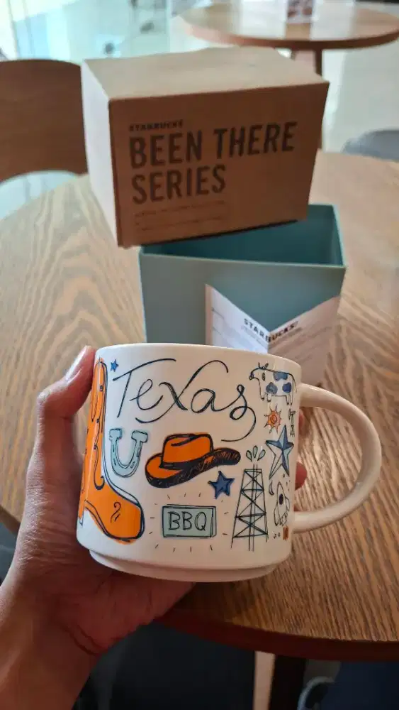 STARBUCKS ceramic glass, BEEN THERE SERIES