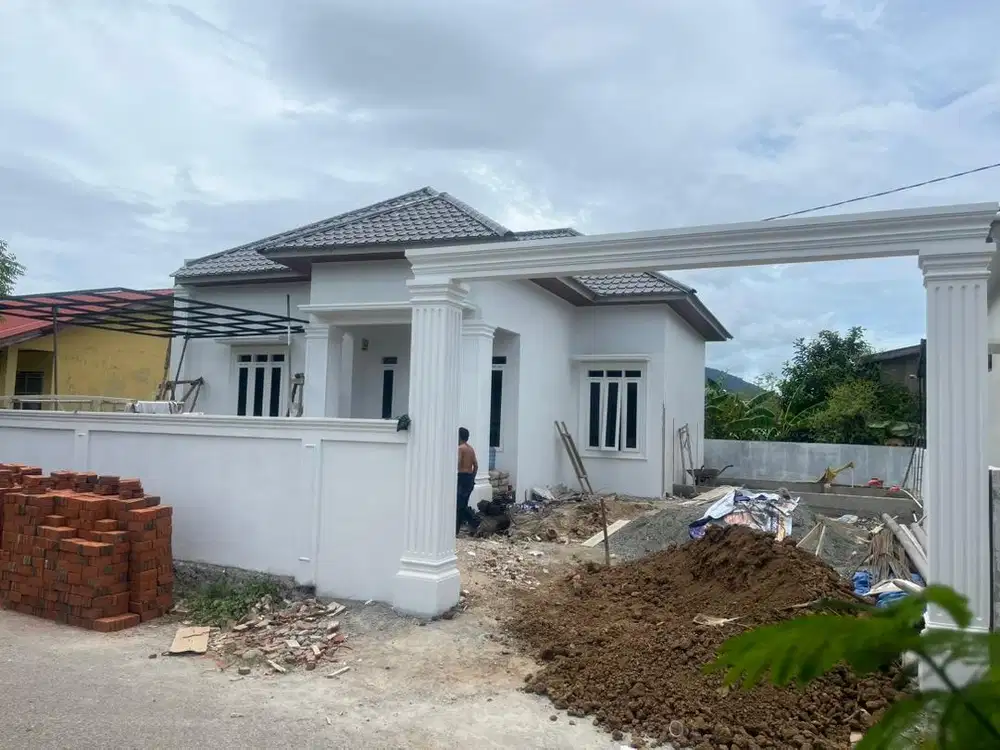 Rmh minimalis type 80/290.M.pinggir jln aspal gp cot lamkuweuh meuraxa