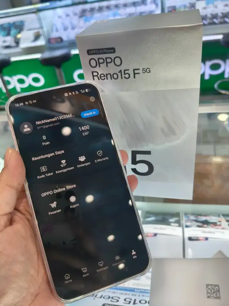 OPPO RENO 15F 5G 12/256GB RESMI ORIGINAL