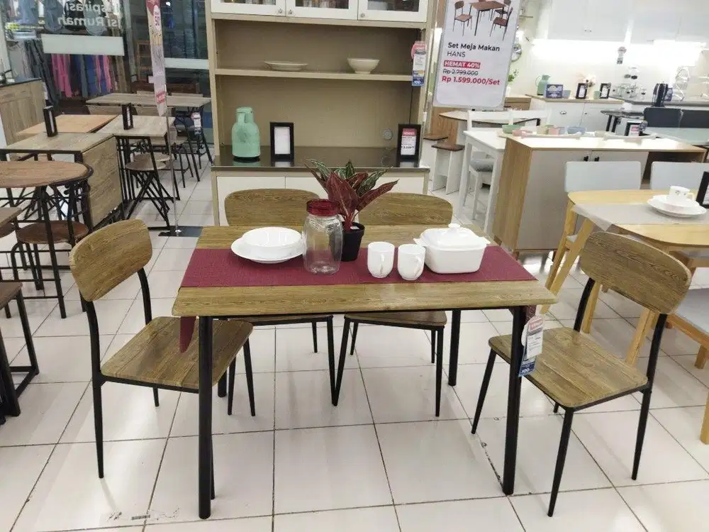 CEPAT HABIS! PROMO BESAR SET MEJA MAKAN CUMA SAMPAI 25 JANUARI