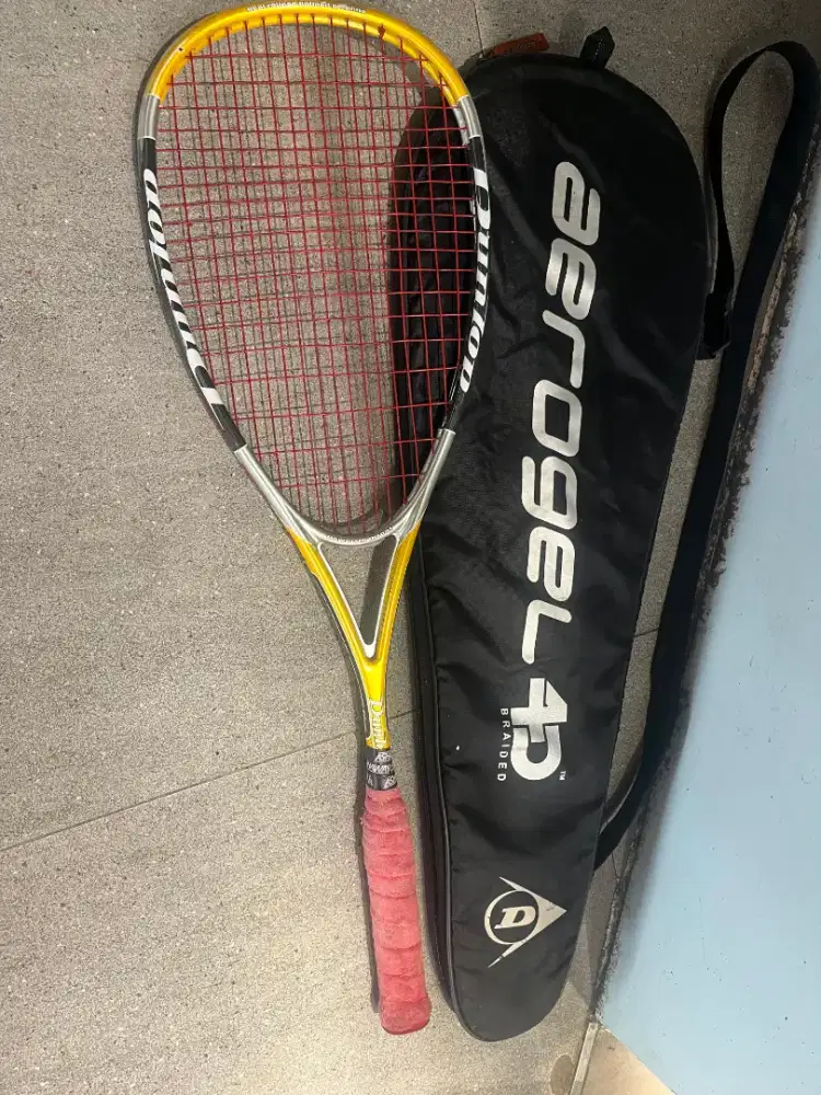 Raket Squash Dunlop Aerogel 4D – Murah, Siap Pakai