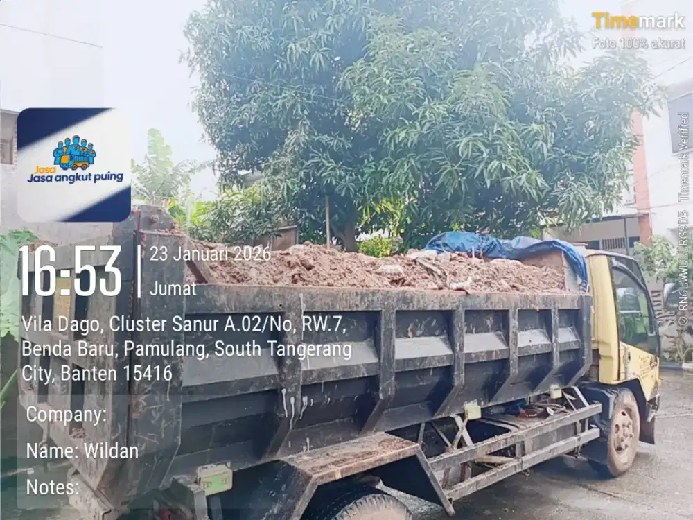 Jasa angkut puing dan buang sampah