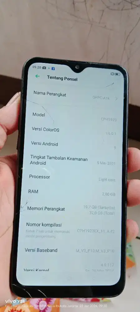 Opo  a1k  2/32 mnus retak normal smua