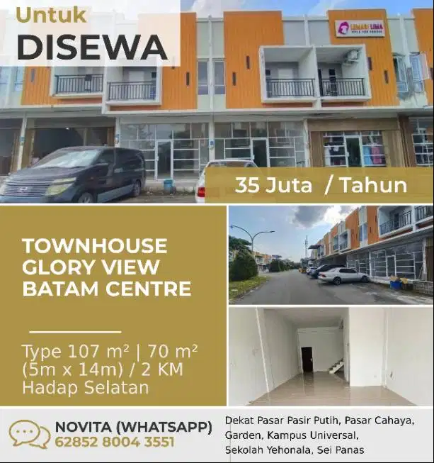 TOWNHOUSE GLORY VIEW - BATAM CENTRE.