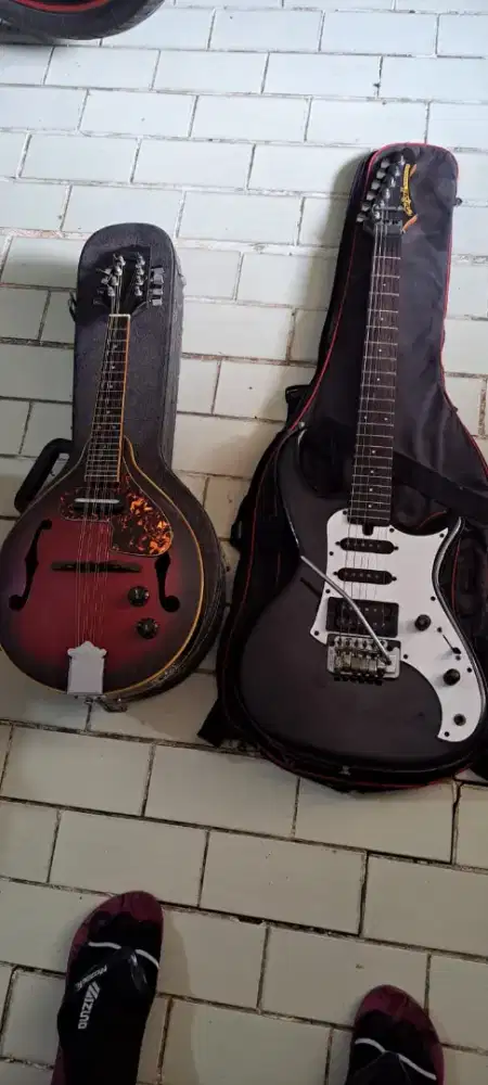 Gitar Aria Pro Jepang mandolin mixer dan stabillizer