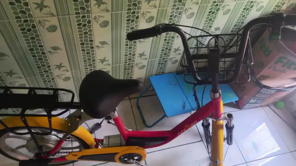 Sepeda listrik normal tanpa baterai