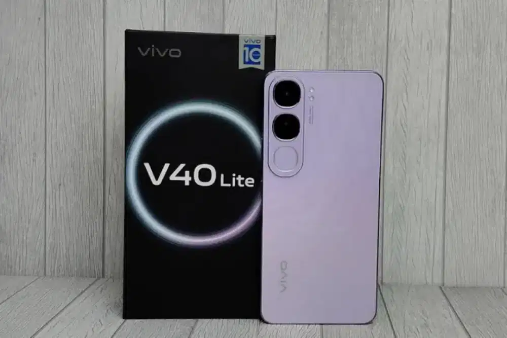 Vivo V40 Lite Purple 8/128 mulus banget ada dus dan cas ori