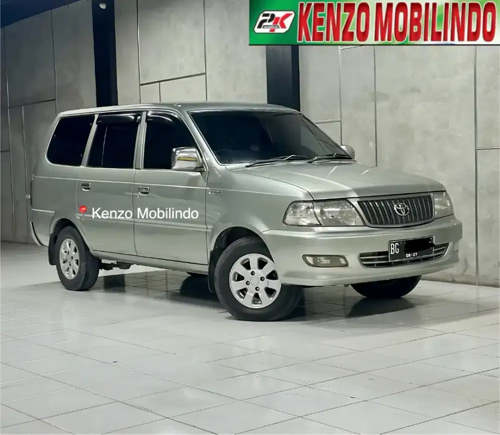 Kijang Solar 2,4 LSX MT 2003 silver,km 10rb/tahun super istimewah