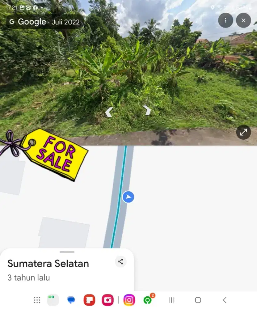 Dijual tanah istimewa