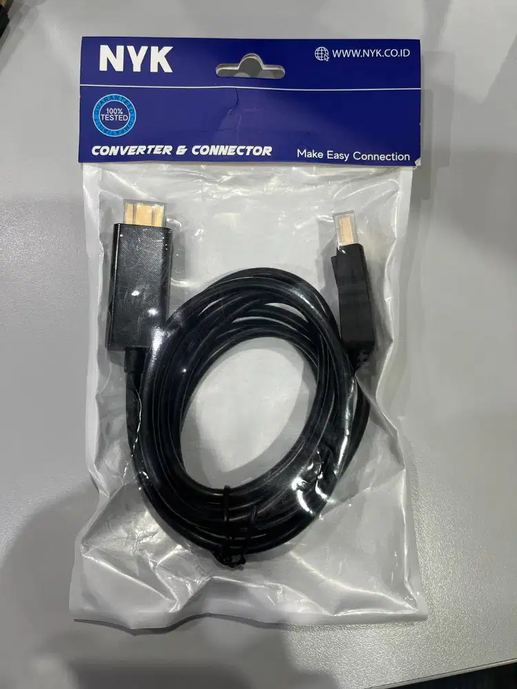 Kabel NYK, Display Port to HDMI panjang 1,5 Meter salah beli