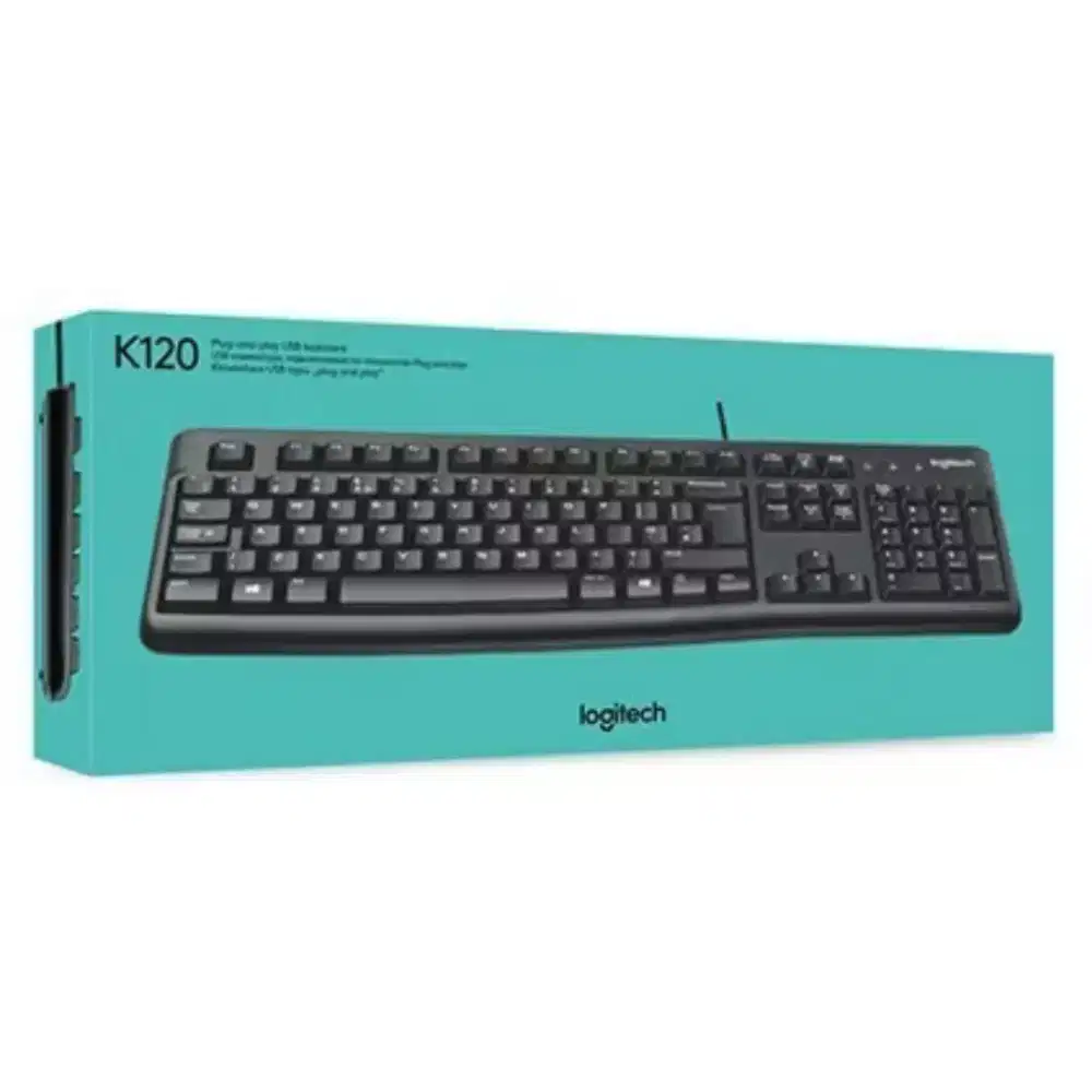 Jual K120 logitech keyboard baru ori
