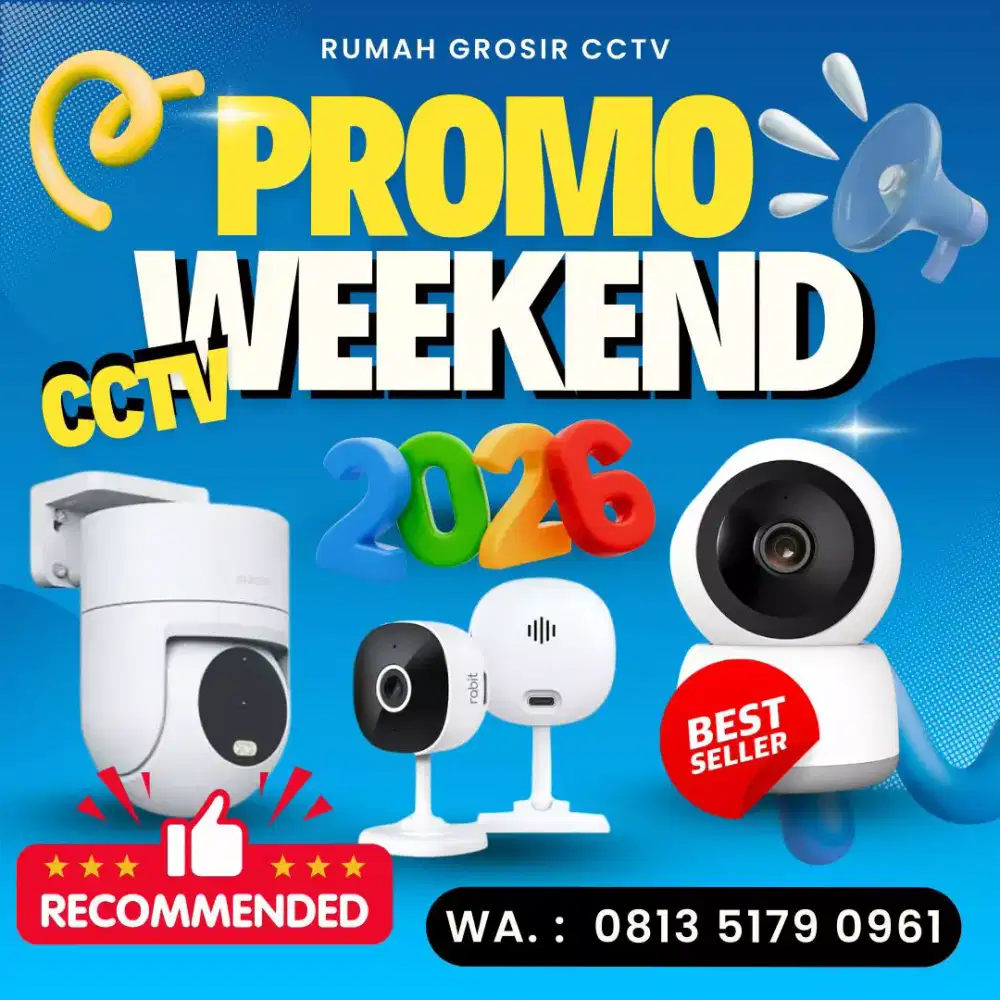 PROMO CCTV HARI WEEKEND GRATIS PEMASANGAN INSTALASI