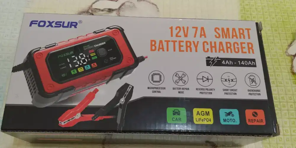 Charger aki motor Foxsur