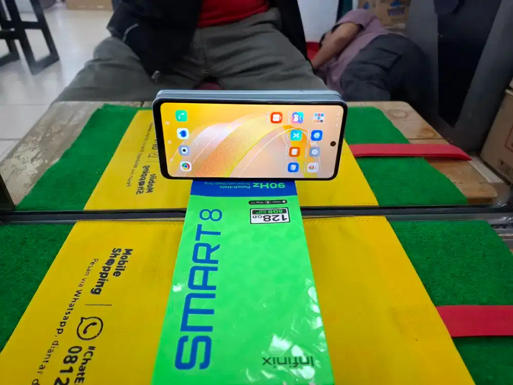 Infinix smart 8 ram 4/128 gb normal lengkap no minus