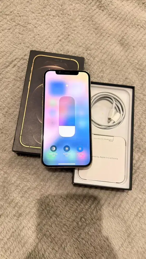 Iphone 12 Pro 256GB Gold Mulus Lengkap Terdaftar