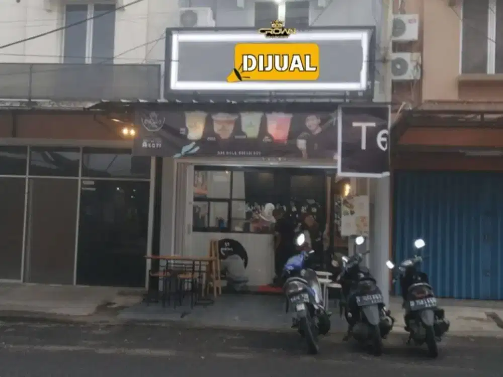 ruko komersil di pemukiman padat penduduk harga miring di harapan indah