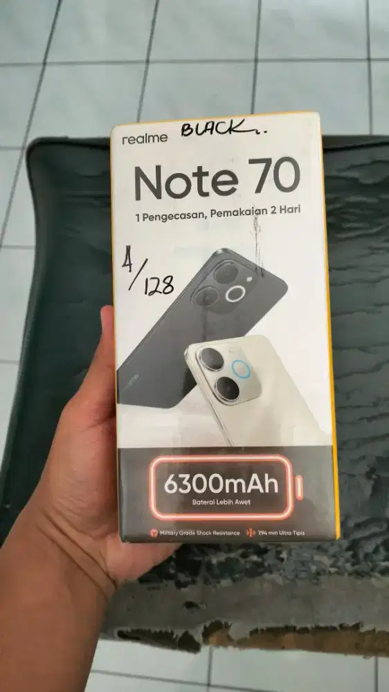 Realme note 70 (4/128) new spesial promo