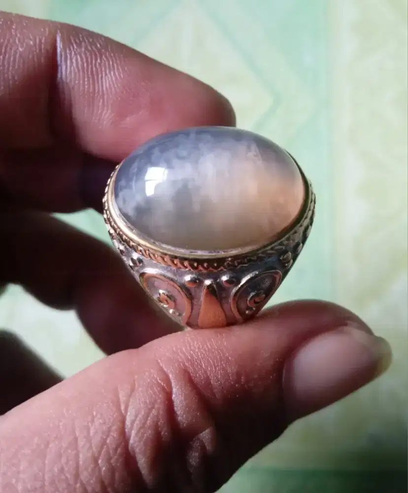 Batu cincin pandan kapas cat aey kantoran