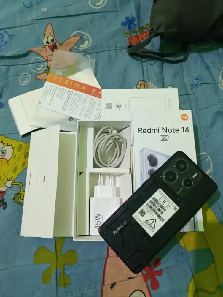 Xiomi note 14 5g ram 8/256 fullset orian